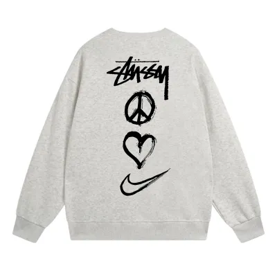  Stussy Hoodie Light Grey，XB508 02