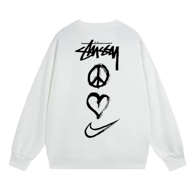  Stussy Hoodie White，XB508 02