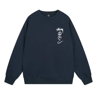  Stussy Hoodie Navy Blue，XB508 01