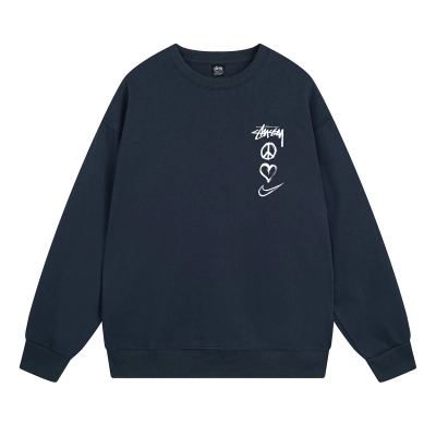 Stussy Hoodie Navy Blue，XB508 01