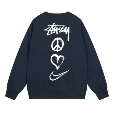  Stussy Hoodie Navy Blue，XB508 02