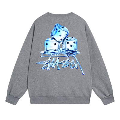 Stussy Hoodie Light Grey，XB507 01
