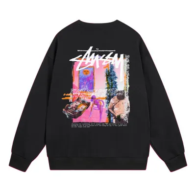  Stussy Hoodie Black，XB505 01