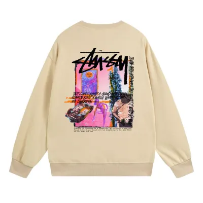  Stussy Hoodie Yellow，XB505 01