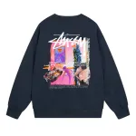  Stussy Hoodie Navy Blue，XB505