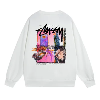  Stussy Hoodie White，XB505 01
