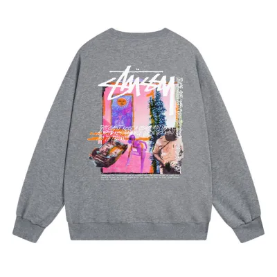  Stussy Hoodie Grey，XB505 01