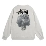  Stussy Hoodie Light Grey，XB504