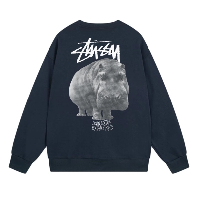 Stussy Hoodie Navy Blue，XB504 01