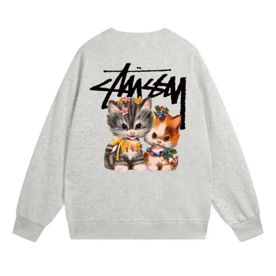 Stussy Hoodie Light Grey，XB503 01