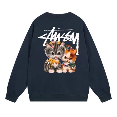 Stussy Hoodie Navy Blue，XB503 01