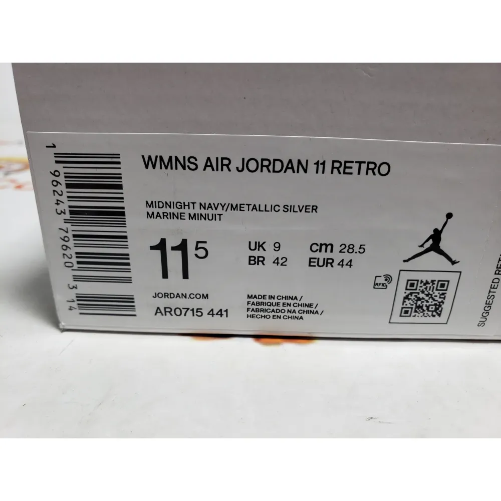 PKGoden Air Jordan 11 Retro Midnight Navy,AR0715-441  