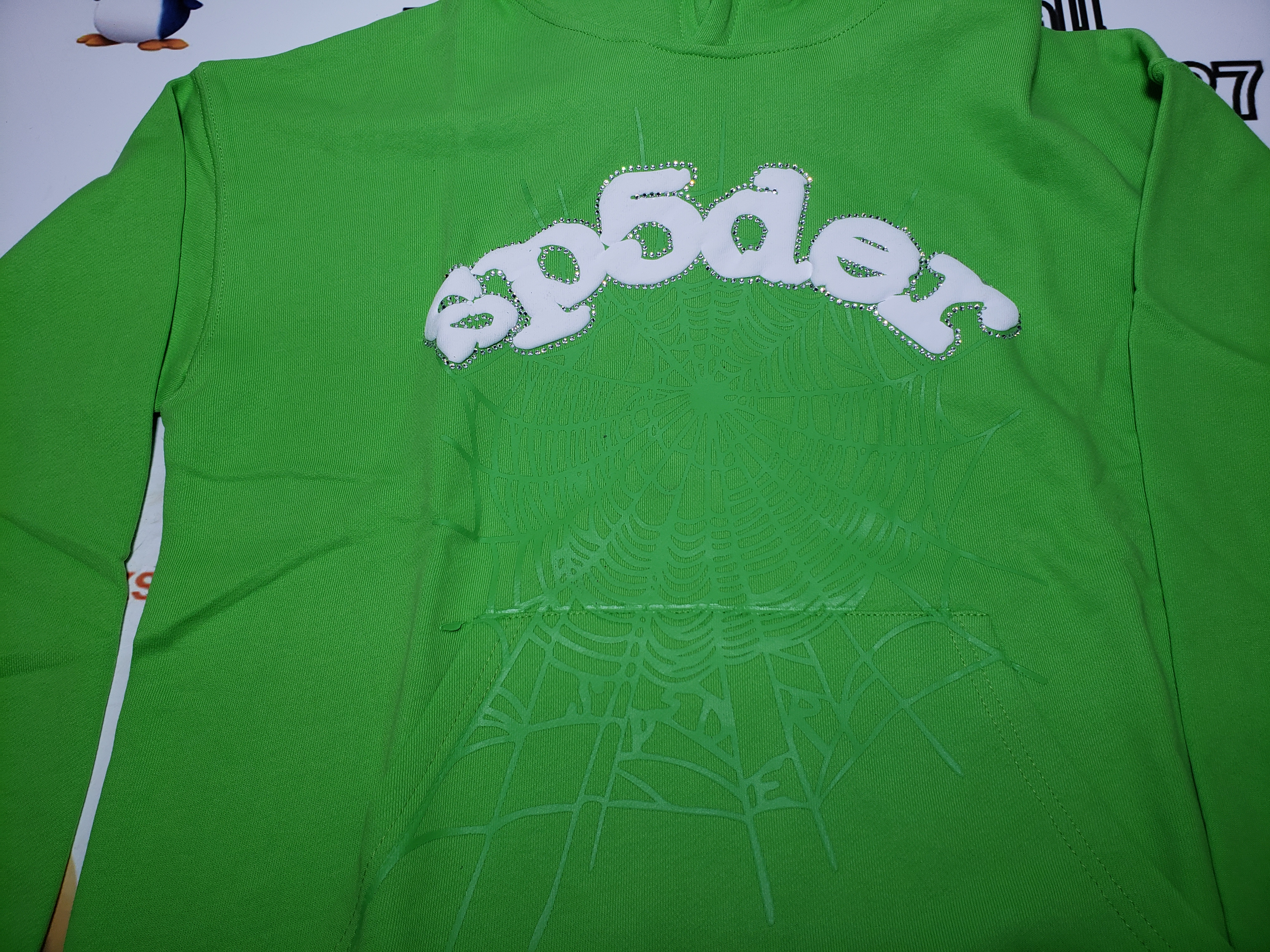 Sp5der Web Hoodie Green 