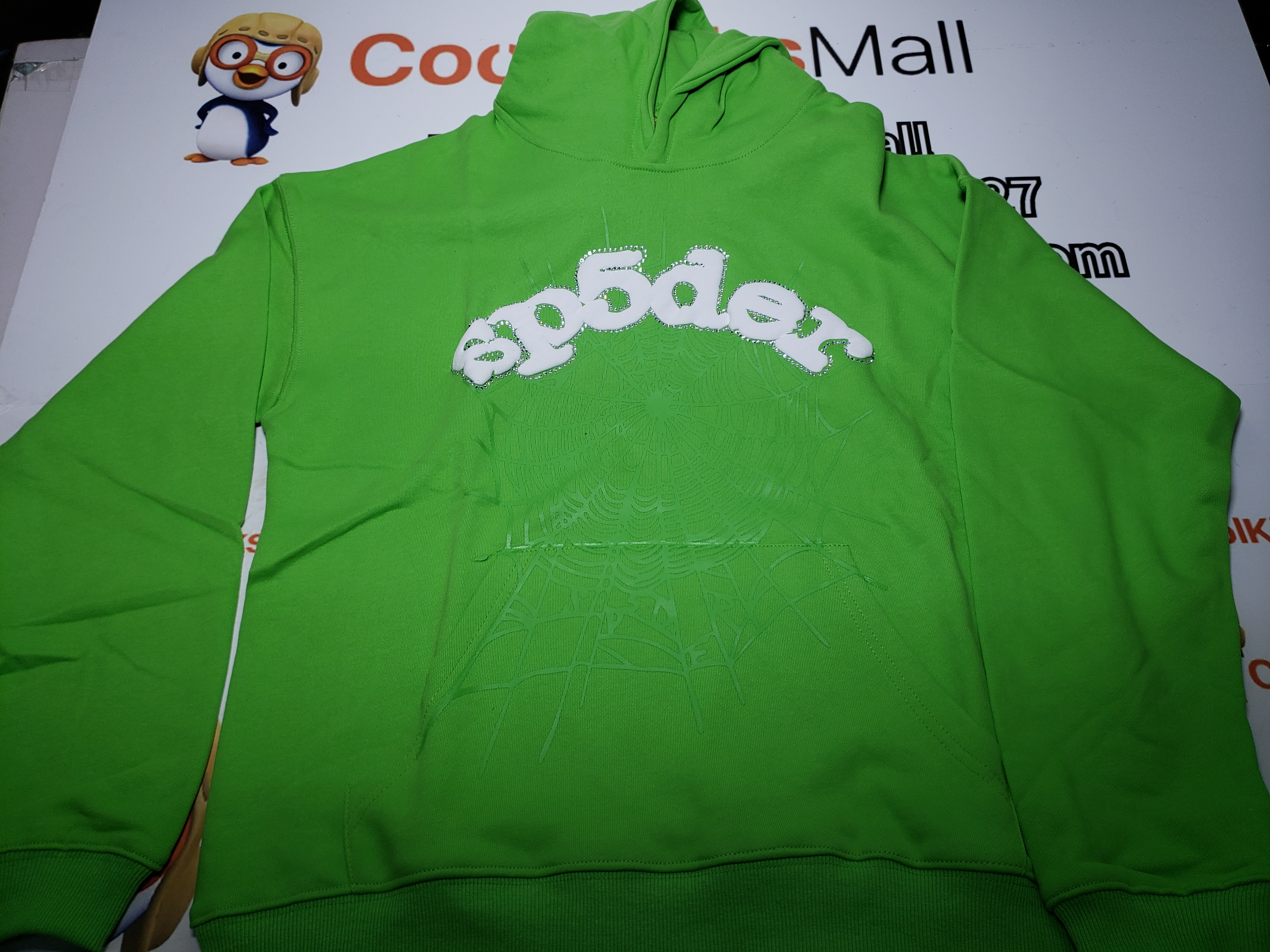 Sp5der Web Hoodie Green 