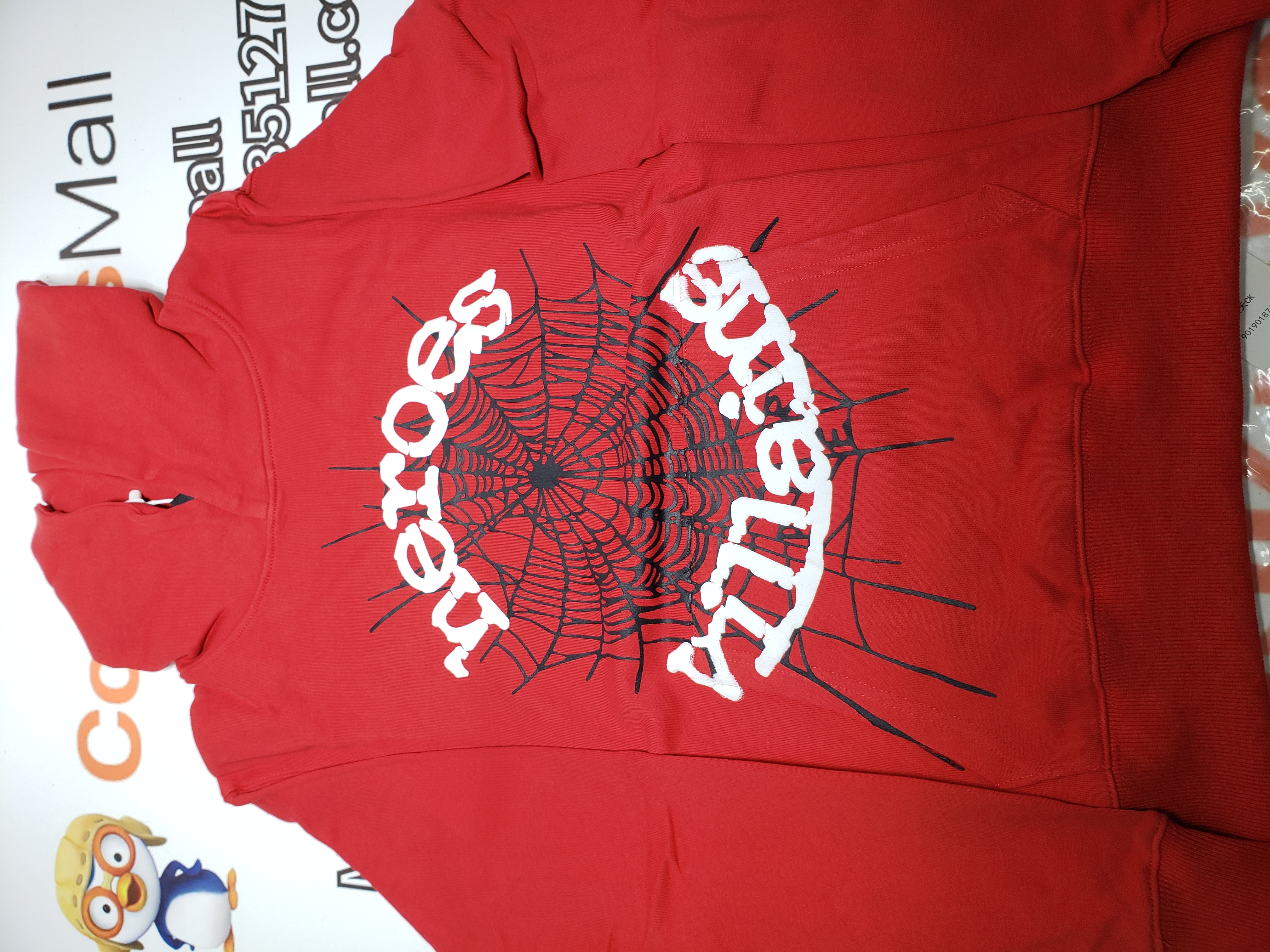 Sp5der Web Hoodie Red