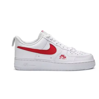GET Air Force 1 Low Utility 07 LV8 White Red, CW7579-101 01