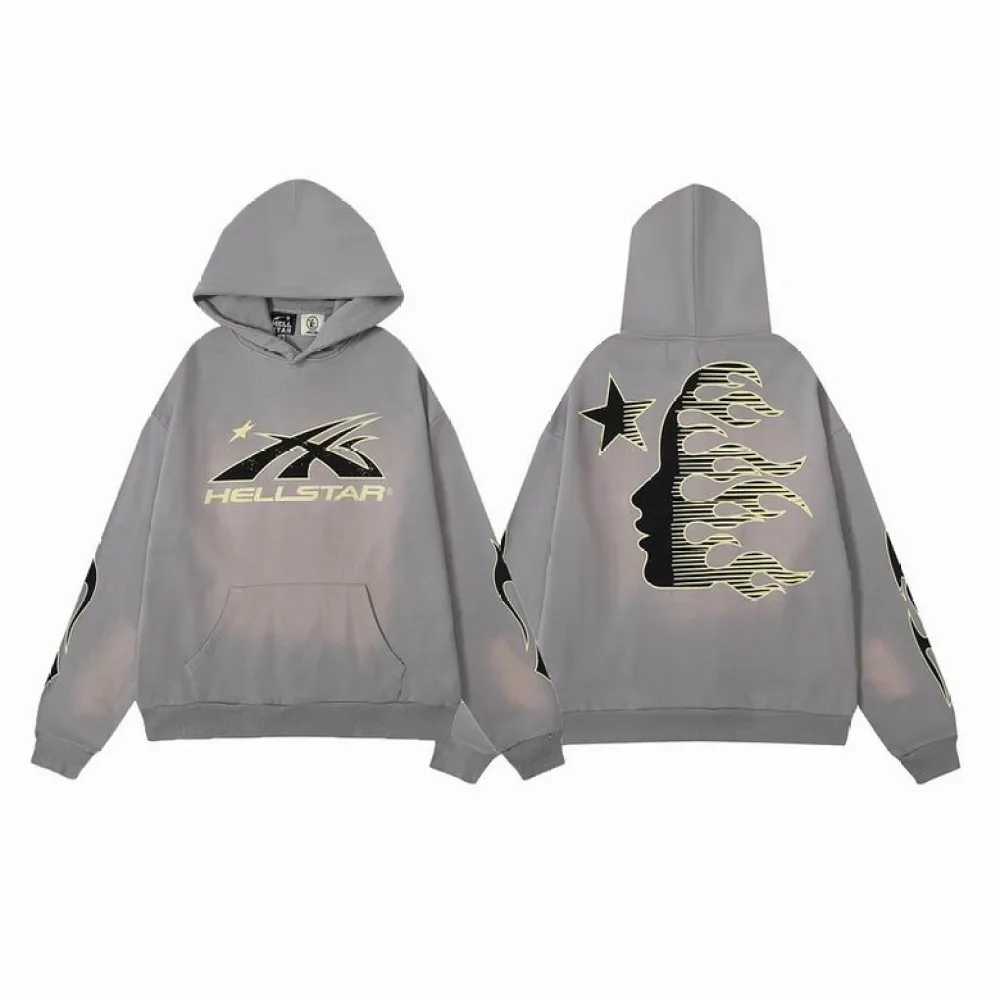 Hellstar Hoodie Grey