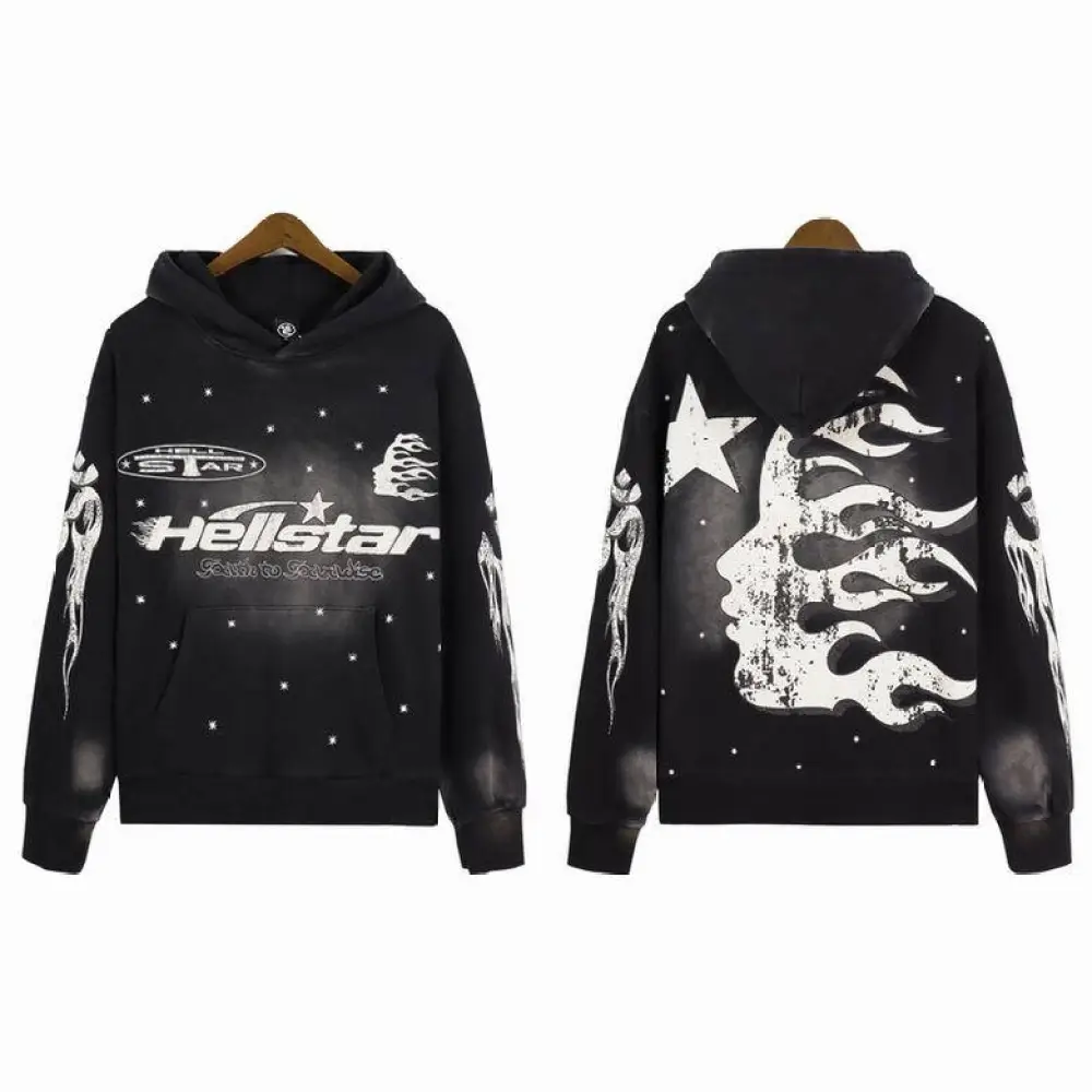 Hellstar Hoodie Black
