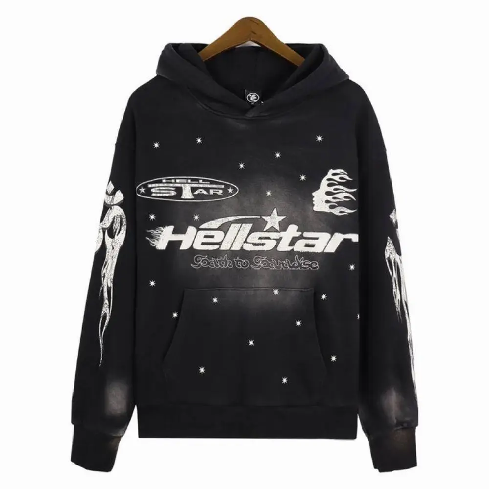 Hellstar Hoodie Black
