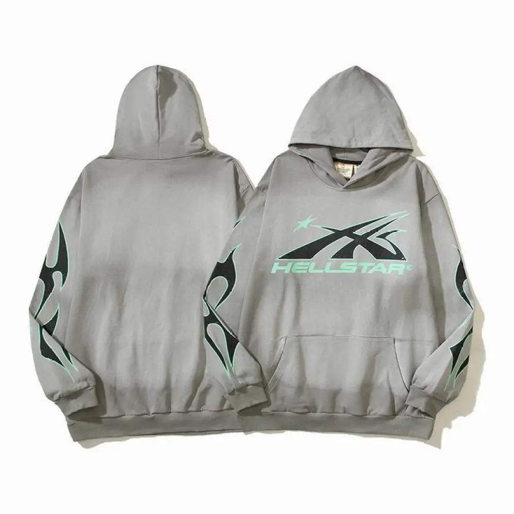 Hellstar Sport Hoodie Grey