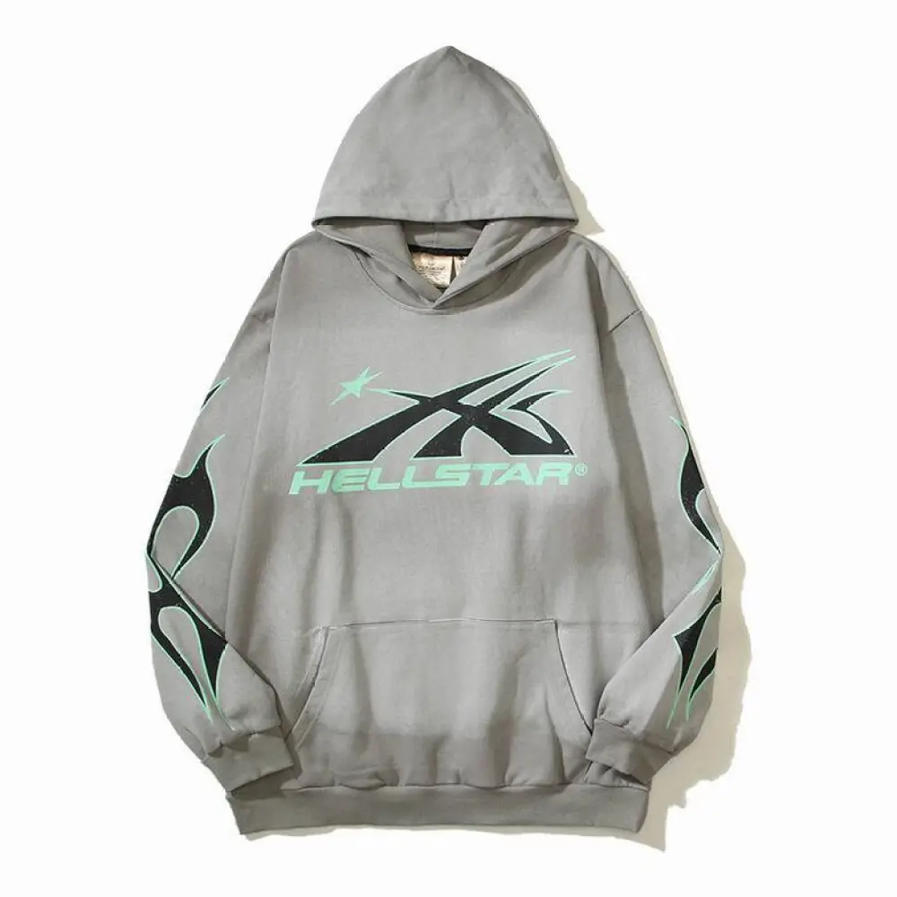 Hellstar Sport Hoodie Grey