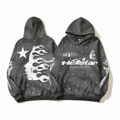 Hellstar Star Hoodie Grey 01