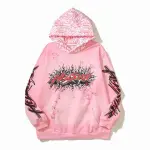 Hellstar Brainwashed Without Brain Hoodie Light Pink