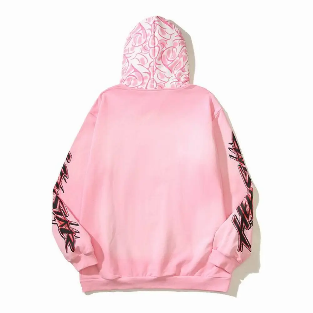 Hellstar Brainwashed Without Brain Hoodie Light Pink