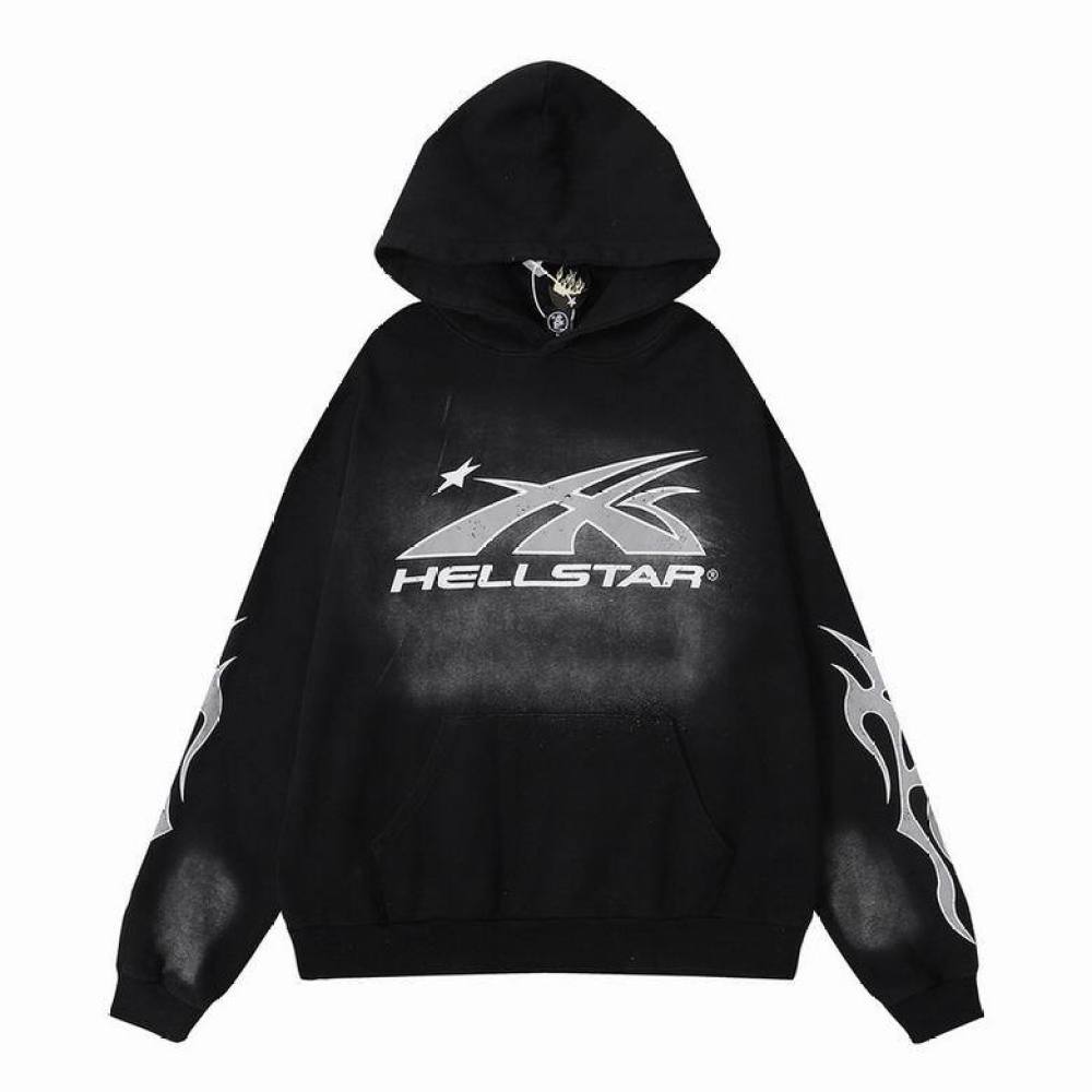 Hellstar Sport Hoodie Fire Black