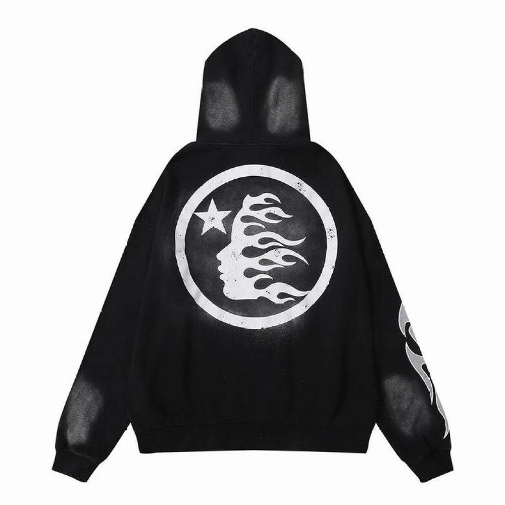 Hellstar Sport Hoodie Fire Black