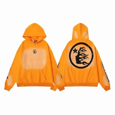 Hellstar Fire Orange Hoodie Orange  01