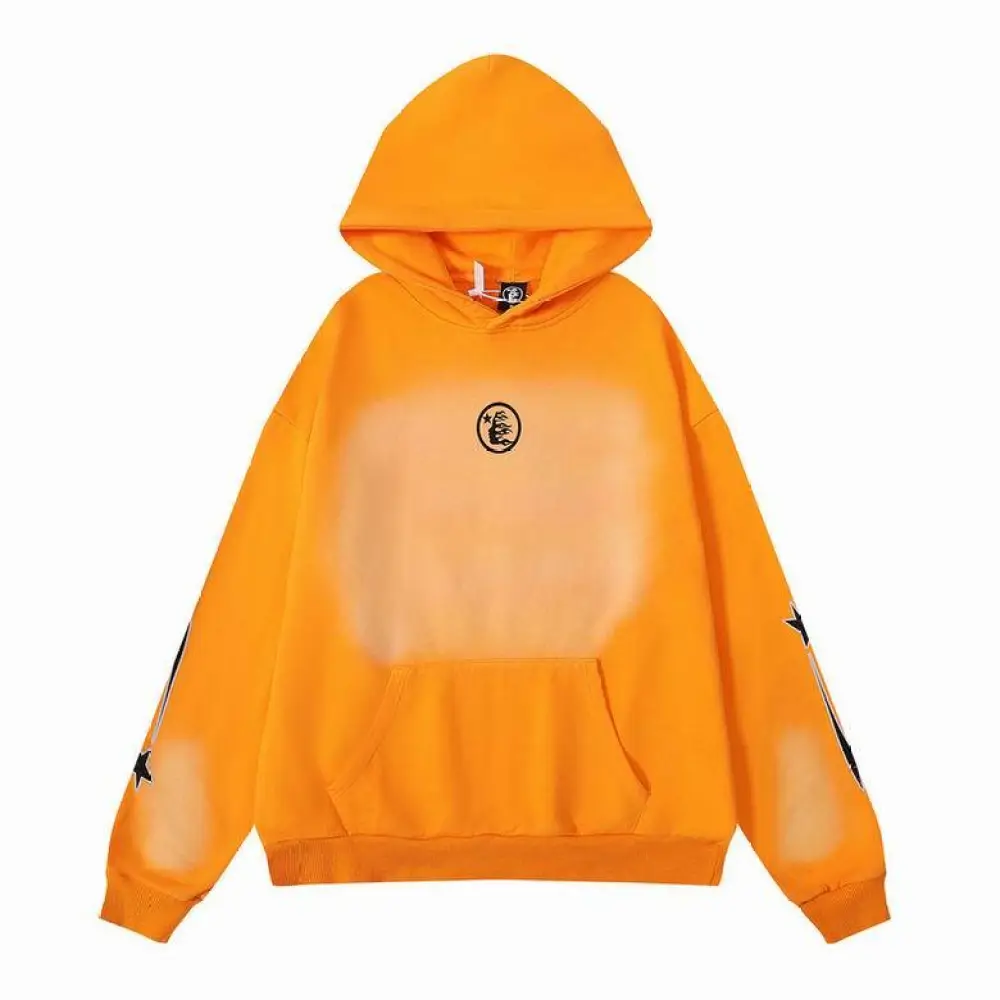 Hellstar Fire Orange Hoodie Orange 