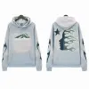 Hellstar Sport Hoodie Fire Light Blue
