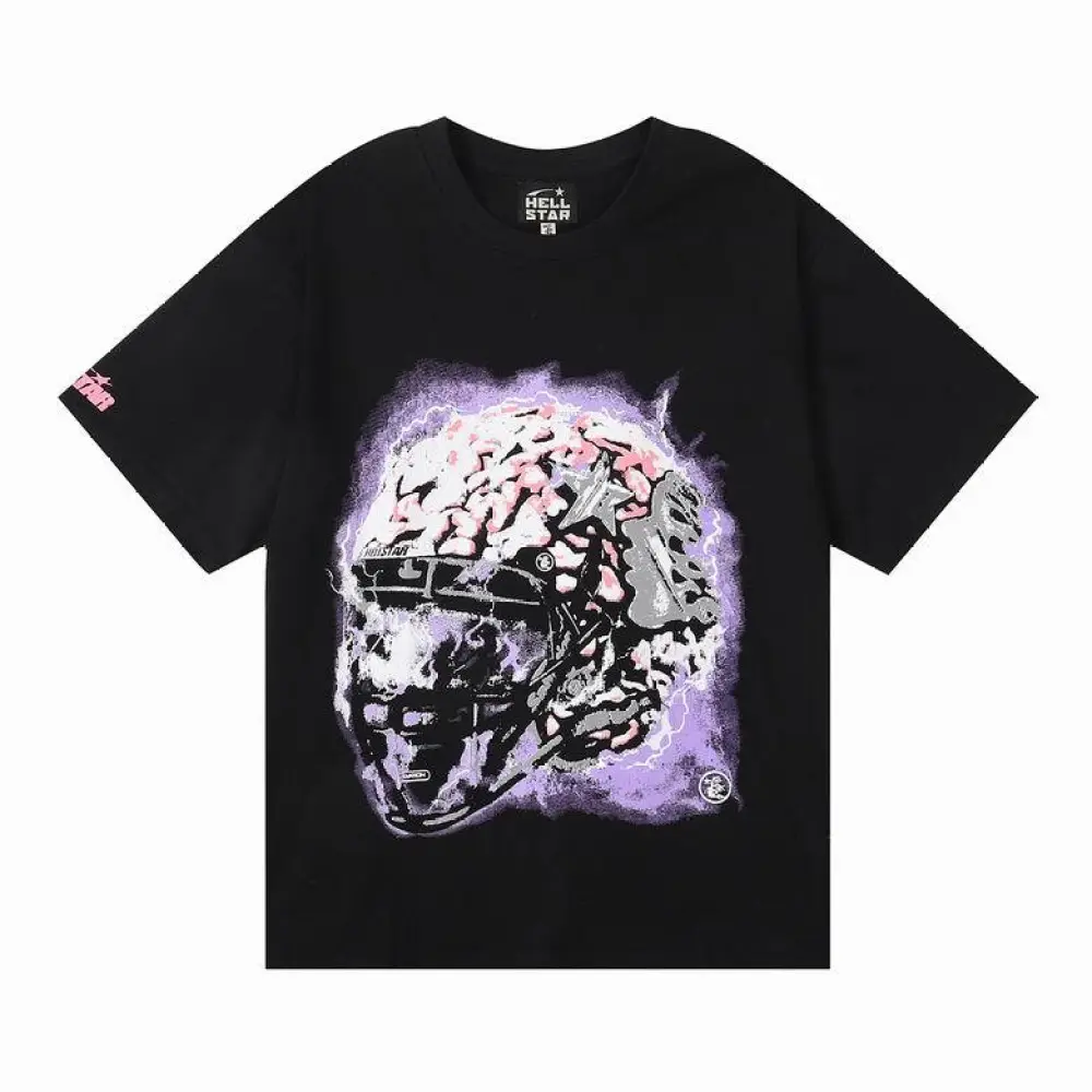 Hellstar Powered By The Star T-Shirt Black