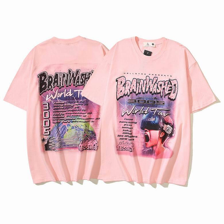 Hellstar Brainwashed World Tour T-Shirt Pink/Purple