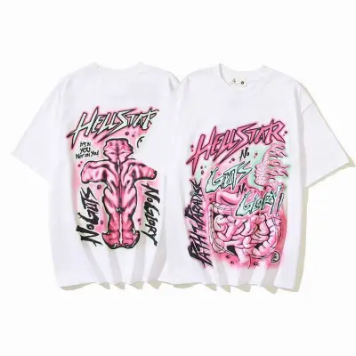 Hellstar No Guts No Glory T-Shirt White 01