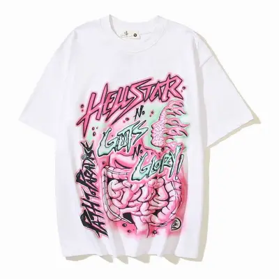 Hellstar No Guts No Glory T-Shirt White 02