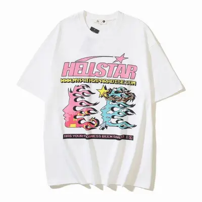 Hellstar Pixel T-Shirt White 02