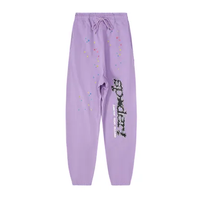 Sp5der pants Purple 8307 01