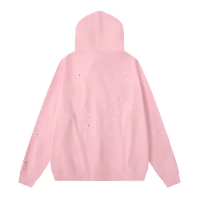 Sp5der Hoodie Pink 8211 02