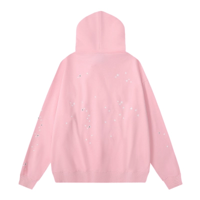 Sp5der Hoodie Pink 8211 02
