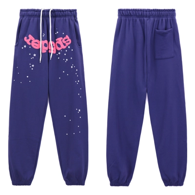 Sp5der pants Purple 8185 01