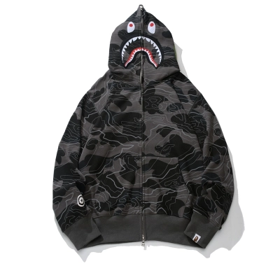 BAPE Hoodie Grey 6817 01