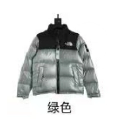 TheNorthFace Splicing White And Green 01