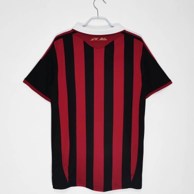 GET Best Reps Serie A 2009/10 AC Milan Home  Soccer Jersey 02