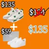 (Jordan 4 Shoes + Free Air Force 1)PKGoden Air Jordan1 +  Air Force 1