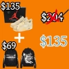 (Jordan1 Shoes + Free Hoodie)PKGoden Air Jordan 4 +  Hellstar Hoodie