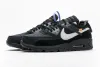 PKGoden Air Max 90 OFF-WHITE Black,AA7293-001