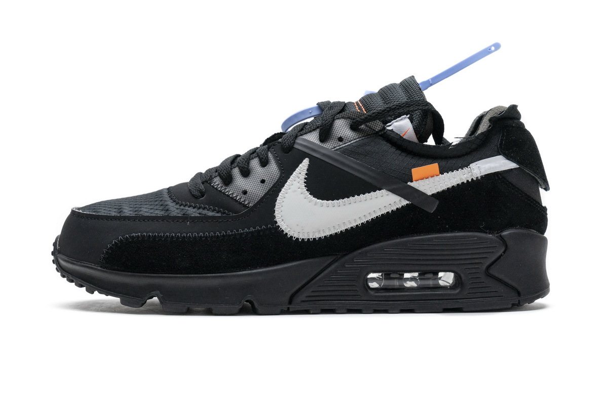  PK God  Air Max 90 OFF-WHITE Black,AA7293-001 the best replica sneaker 