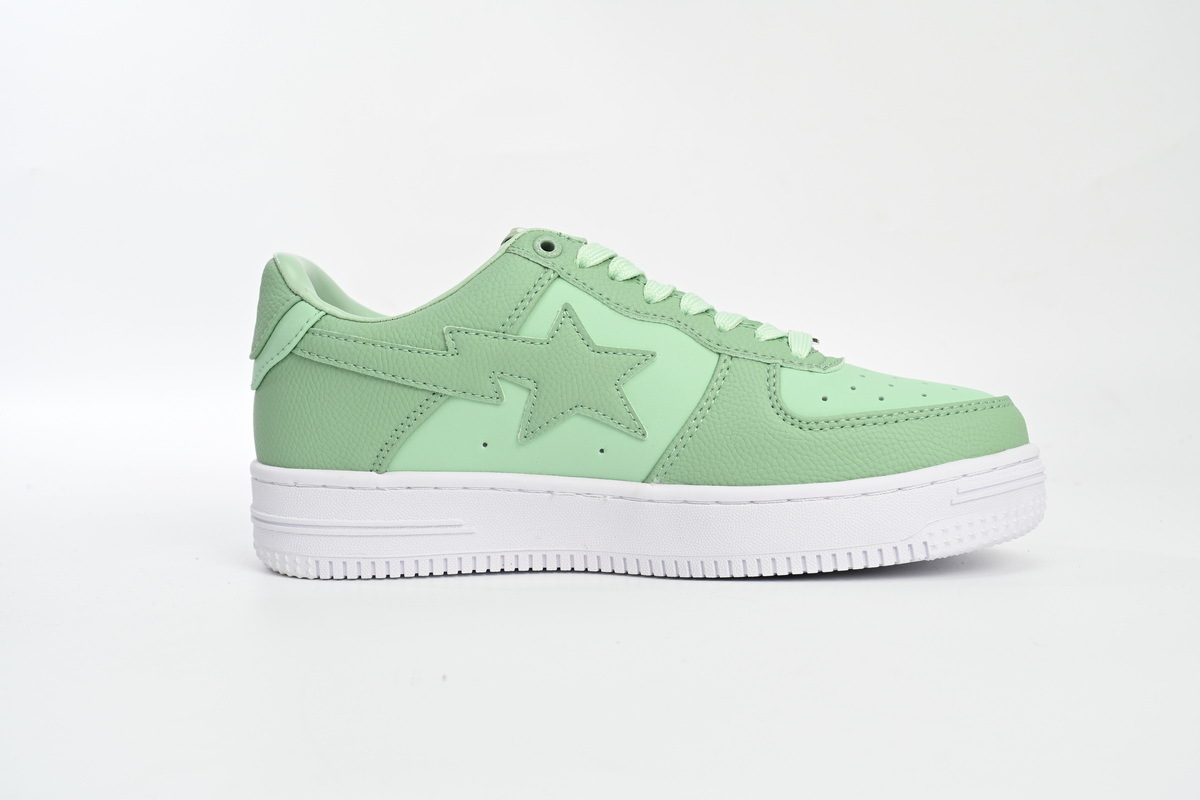 Special Sale A Bathing Ape Bape Sta Low Apple Green 0ZXSH M191 006K